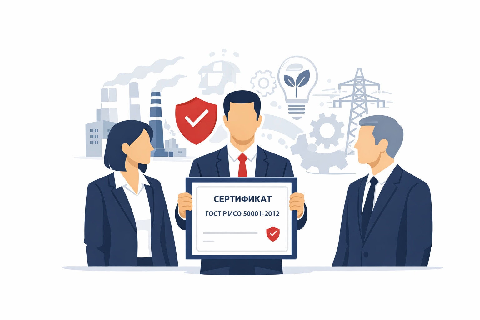 Оформление сертификата ГОСТ Р ИСО 50001-2012 в Приморско-Ахтарске и по всему Приморско-Ахтарскому району Краснодарского края
